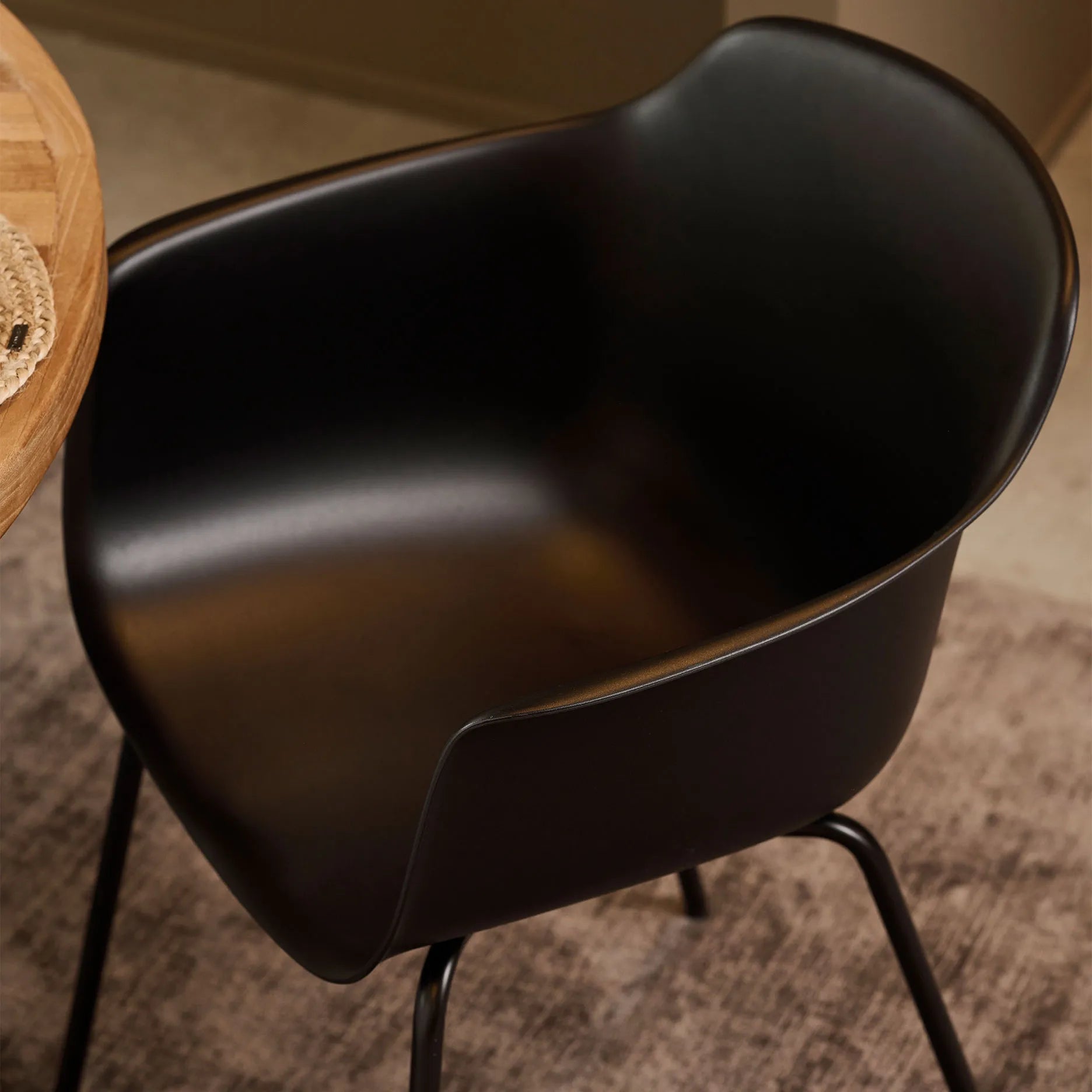 Enna spisebordsstol m. metal ben